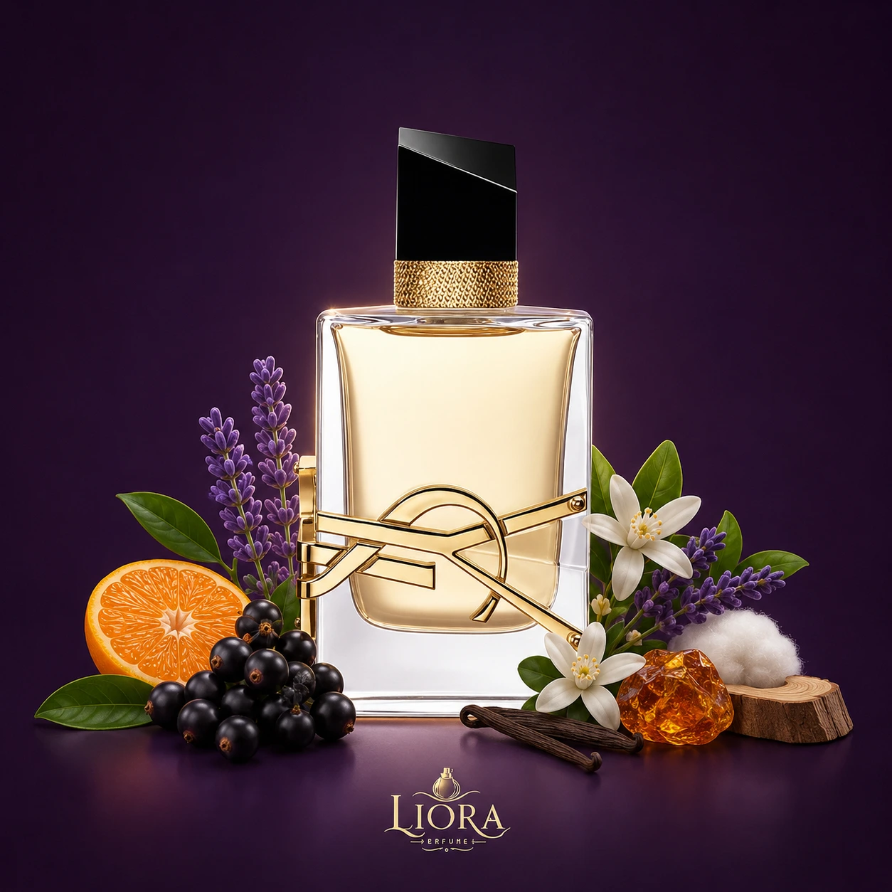 ChatGPT Image Aug 20, 2026, 04_32_12 PM خرید عطر ادکلن ایو سن لورن لیبره زنانه | Yves Saint Laurent Libre